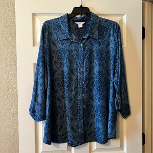 Darling Tencel Denim Blouse!